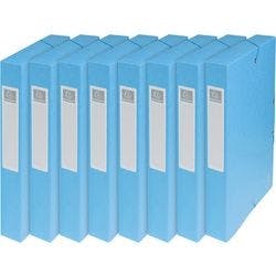Exacompta Archivboxen 50406E DIN A4 Türkis Beschichteter Manila Karton 25 x 33 cm 8 Stück Produktbild