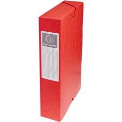 Exacompta Archivboxen 50605E DIN A4 Rot Manila Karton 25 x 33 cm 8 Stück Produktbild