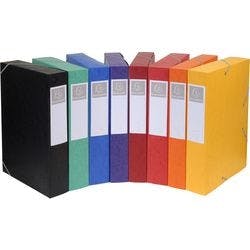 Exacompta Archivboxen 19500H DIN A4 Farbig sortiert Beschichteter Manila Karton 5 x 33 x 25 cm 10 Stück Produktbild