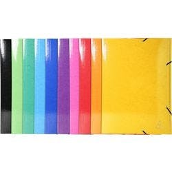 Exacompta Sammelmappe 59829E DIN A3 Farbig sortiert Beschichteter Manila Karton 32 x 44 cm 10 Stück Produktbild