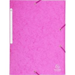 Exacompta Sammelmappe 17108H DIN A4 Rosa Pressspankarton 24 x 32 cm 25 Stück Produktbild