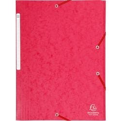 Exacompta Sammelmappe 17109H DIN A4 Rot Beschichteter Manila Karton 24 x 32 cm 25 Stück Produktbild