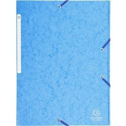Exacompta Sammelmappe 17112H DIN A4 Türkis Beschichteter Manila Karton 24 x 32 cm 25 Stück Produktbild