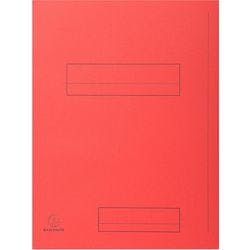 Exacompta Präsentationsmappe 335008E DIN A4 Rot Karton 24 x 32 cm 250 Stück Produktbild