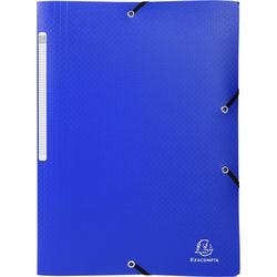 Exacompta Sammelmappe 55812E DIN A4 Dunkelblau Polypropylen 24 x 32 cm 50 Stück Produktbild