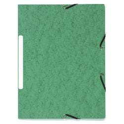 Exacompta Sammelmappe 55473E DIN A4 Grün Karton 24 x 32 cm 50 Stück Produktbild
