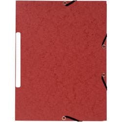 Exacompta Sammelmappe 55475E DIN A4 Rot Karton 24 x 32 cm 50 Stück Produktbild