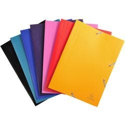 Exacompta Sammelmappe 559000E DIN A4 Farbig sortiert Polypropylen 24 x 32 cm 60 Stück Produktbild