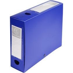 Exacompta Archivschachteln 59832E DIN A4 Blau Polypropylen 2,5 x 24 x 3,3 cm 10 Stück Produktbild