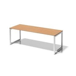 Bisley Cito Schreibtisch Rechteckig Buche O-Fuß-Gestell 2.200 (B) x 800 (T) x 740 (H) mm MFC (Melaminbeschichtete Spanplatte), Stahl Produktbild