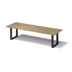 Bisley Fortis Konferenztisch Rechteckig Eiche O-Fuß-Gestell 3.000 (B) x 1.000 (T) x 740 (H) mm Holz, Stahl Produktbild