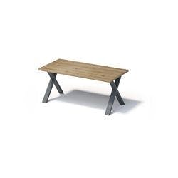 Bisley Fortis Konferenztisch Rechteckig Eiche Kreuz-Fuß 1.800 (B) x 900 (T) x 740 (H) mm Holz, Stahl Produktbild