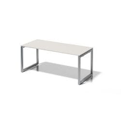 Bisley Cito Schreibtisch Rechteckig Hellgrau O-Fuß-Gestell 1.800 (B) x 800 (T) x 740 (H) mm MFC (Melaminbeschichtete Spanplatte), Stahl Produktbild