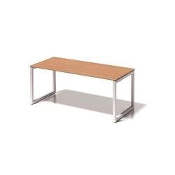 Bisley Cito Schreibtisch Rechteckig Buche O-Fuß-Gestell 1.800 (B) x 800 (T) x 740 (H) mm MFC (Melaminbeschichtete Spanplatte), Stahl Produktbild