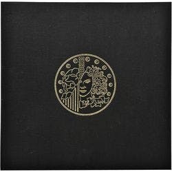 Münzalbum 24,5x25cm Schwarz 5 Seiten x 43 Fächer Produktbild