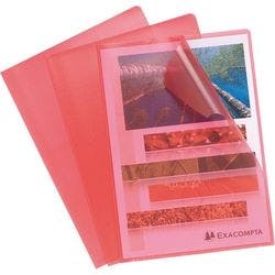 Exacompta Klarsichthülle 56115E DIN A4 PP (Polypropylen) Rot 100 Stück Produktbild