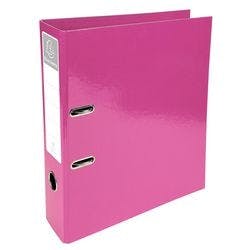 Exacompta Iderama Ordner DIN A4 70 mm Rosa 2 Ringe 53624E Pappkarton Glänzend Hochformat 10 Stück Produktbild