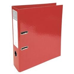 Exacompta Iderama Prem Touch Ordner DIN A4 70 mm Rot 2 Ringe 53625E Pappkarton Glänzend Hochformat 10 Stück Produktbild