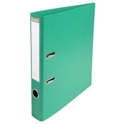 Exacompta Prem Touch Ordner DIN A4 50 mm Grün 2 Ringe 53543E Pappkarton, PP (Polypropylen) Hochformat 10 Stück Produktbild