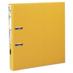 Exacompta Prem Touch Ordner DIN A4 50 mm Gelb 2 Ringe 53149E Pappkarton, PP (Polypropylen) Hochformat 10 Stück Produktbild