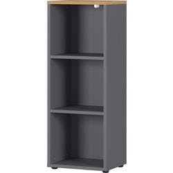 GERMANIA Bücherregal Agenda HOME Graphit, Eiche mit Aufbau 450 x 400 x 1.200 mm Produktbild