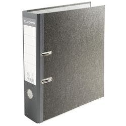 Exacompta Prem Touch Ordner DIN A4 80 mm Grau 2 Ringe 53709E Pappkarton, PP (Polypropylen) Wolkenmarmor Hochformat 20 Stück Produktbild