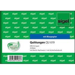 Sigel Quittungsformulare DIN A6 Quer 50 Blatt Mit Sicherheitsdruck Produktbild