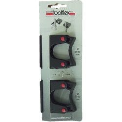 BETRA Gerätehalter 9 x 3,5 cm Schwarz 2 Stück 795121 Produktbild