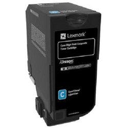 Lexmark Original Tonerkartusche 74C2HCE Cyan Produktbild