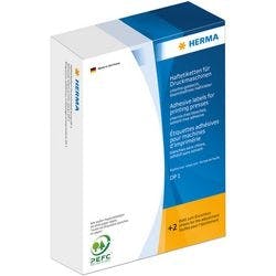 HERMA Selbstklebende Etiketten 3052 Leuchtrot Rechteckig 52 x 82 mm 252 Blatt à 4 Etiketten Produktbild