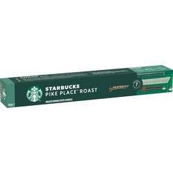 Starbucks by Nespresso Pike Place Roast Kaffeekapseln Gemahlen Intensität 7 Medium 10 Stück à 53 g Produktbild