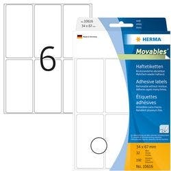 Mehrzwecketikett HERMA 10616 Weiß Produktbild