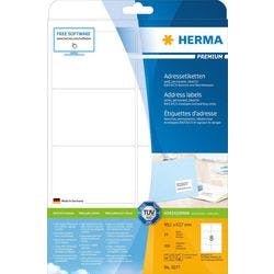 HERMA Versandetiketten 5077 Weiß Rechteckig 99,1 x 67,7 mm 25 Blatt à 8 Etiketten Produktbild