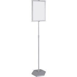 Bi-Office Infoständer DIN A4 Aluminium Silber Produktbild Print Hauptbild L