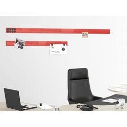 master of boards Magnetleiste 50 (B) x 0,2 (T) x 5 (H) cm Rot 4 Stück Produktbild