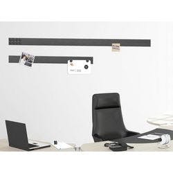 master of boards Magnetleiste 50 (B) x 0,2 (T) x 5 (H) cm Schwarz 4 Stück Produktbild