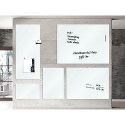 Master of Boards Whiteboard Lissabon Glas Weiß 450 x 300 mm Produktbild