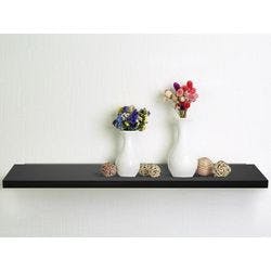 Casa Pura Wandregal Stockholm Mitteldichte Holzfaserplatte Schwarz Fächer 600 x 230 x 380 mm Produktbild