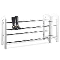 Casa Pura Schuhregal Maxim Aluminium, Polypropylen Weiß Fächer 1145 x 185 x 425 mm Produktbild