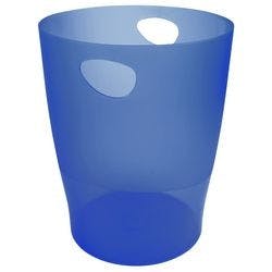 Exacompta Papierkorb Ecobin Blau 15L 26,3 x 26,3 x 33,5 cm  8 Stück Produktbild