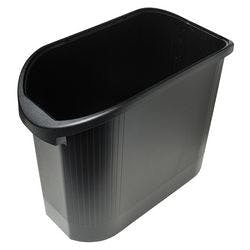 Exacompta Papierkorb Topline Schwarz 26L 24 x 48 x 36,5 cm Produktbild
