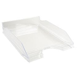 Exacompta Briefablage Classic 12323D Polystyrol 500 Blatt Transparent 65 x 25,5 x 34,5 cm 10 Stück Produktbild
