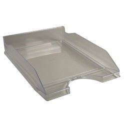 Exacompta Briefablage Classic 12327D Polystyrol 500 Blatt Grau, Transparent 65 x 25,5 x 34,5 cm 10 Stück Produktbild