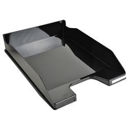 Exacompta Briefablage Classic 113214D Polystyrol 500 Blatt Schwarz 65 x 25,5 x 34,6 cm 6 Stück Produktbild