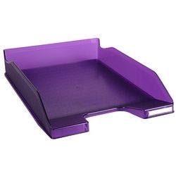 Exacompta Briefablage Classic 11319D Polystyrol 500 Blatt Violett, Transparent 65 x 25,5 x 34,6 cm 6 Stück Produktbild