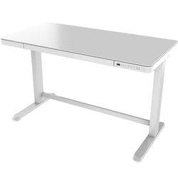 euroseats Sitz-Stehschreibtisch Schwarz C-Fuß 1 Schub 2 Schreibtischcontainer 1.202 (B) x 602 (T) x 1.210 (H) mm Metall Produktbild