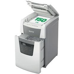 Leitz IQ Autofeed Office 150 Automatischer Aktenvernichter Partikelschnitt Sicherheitsstufe P-4 150 Blatt Automatisch & 8 Blatt Manuell Produktbild