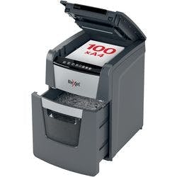Rexel Optimum AutoFeed+ Aktenvernichter 110 Blatt Partikelschnitt Sicherheitsstufe P-4 34 L 100X Produktbild