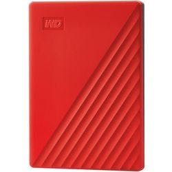 Western Digital 2 TB Festplatte Portable Extern My Passport USB 3.2 Typ A Automatische Sicherung, Kennwortschutz Rot Produktbild