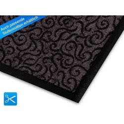 Eingangsmatte Floordirekt STEP Brasil Anthrazit, Grau Polyamid, PVC 400 x 600 mm Produktbild